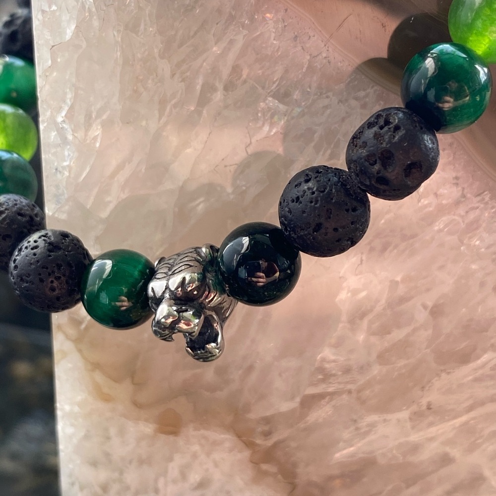 420 crystal healing bracelet